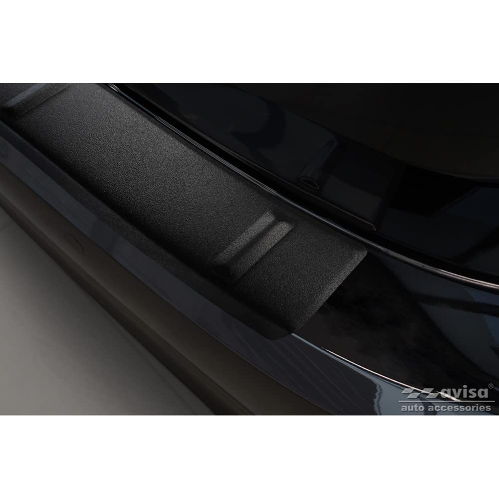 Zwart RVS Bumper Beschermer Passend Voor Honda Civic XI Hb 2022 Ribs
