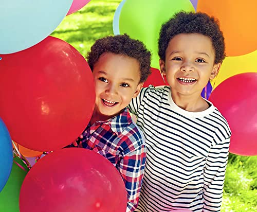 Image of KALOR 12 Inch Red Balloons, 50 Pcs Latex Helium Balloons for Kid's Birthday Party, Baby Shower, Wedding, Graduate Party Decorations
