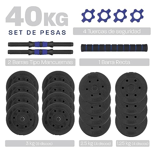 Encuentra la mejor selección de Set pesas 50kg que puedes comprar esta semana. 24 Imagen adicional
