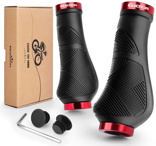 GXCROR Ergonomische Fahrradgriffe, rutschfeste Gummigriffe mit...