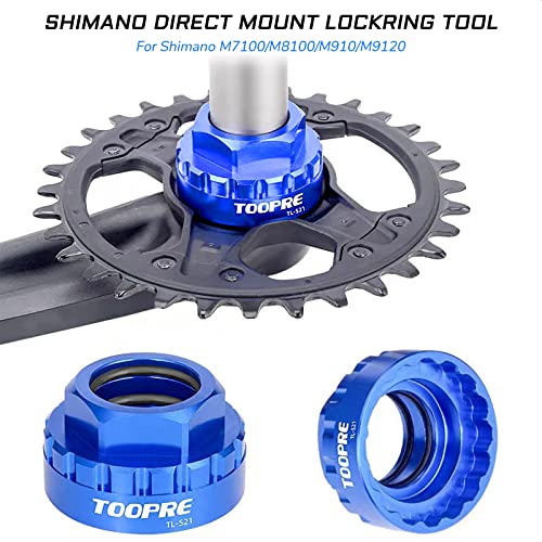 Kievode 12-Speed Front Direct Mount Chainring Removal Tool Lock Ring Installation Tool For Shimano M7100 M8100 M9100 M9120 Mountain Bike Road Bicycle Mtb Crankset #TOP1