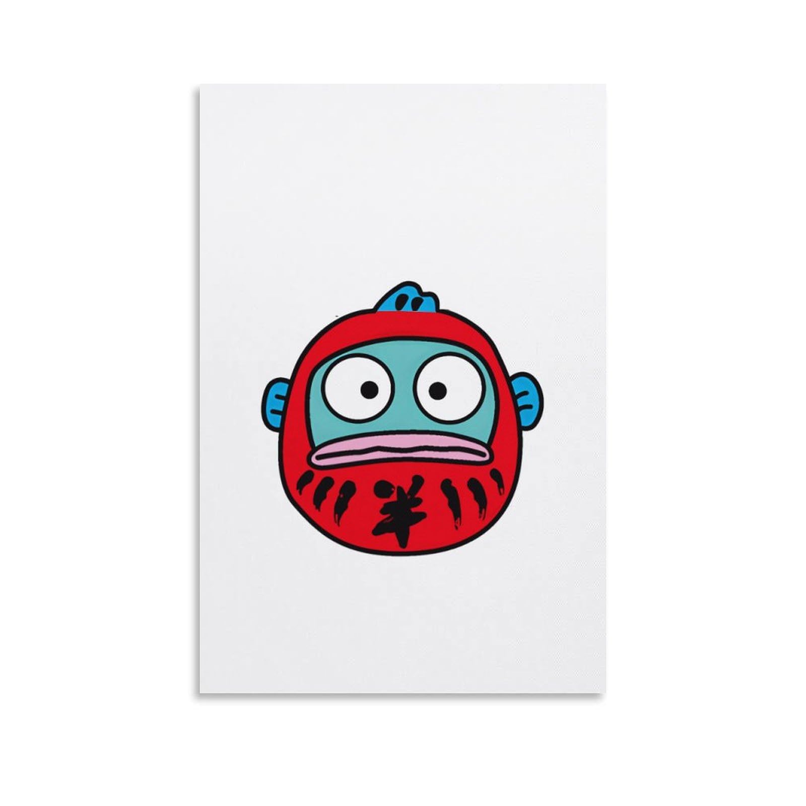 Amazon.co.jp: ハンギョドン だるま アートポスター 飾り絵 かわいい