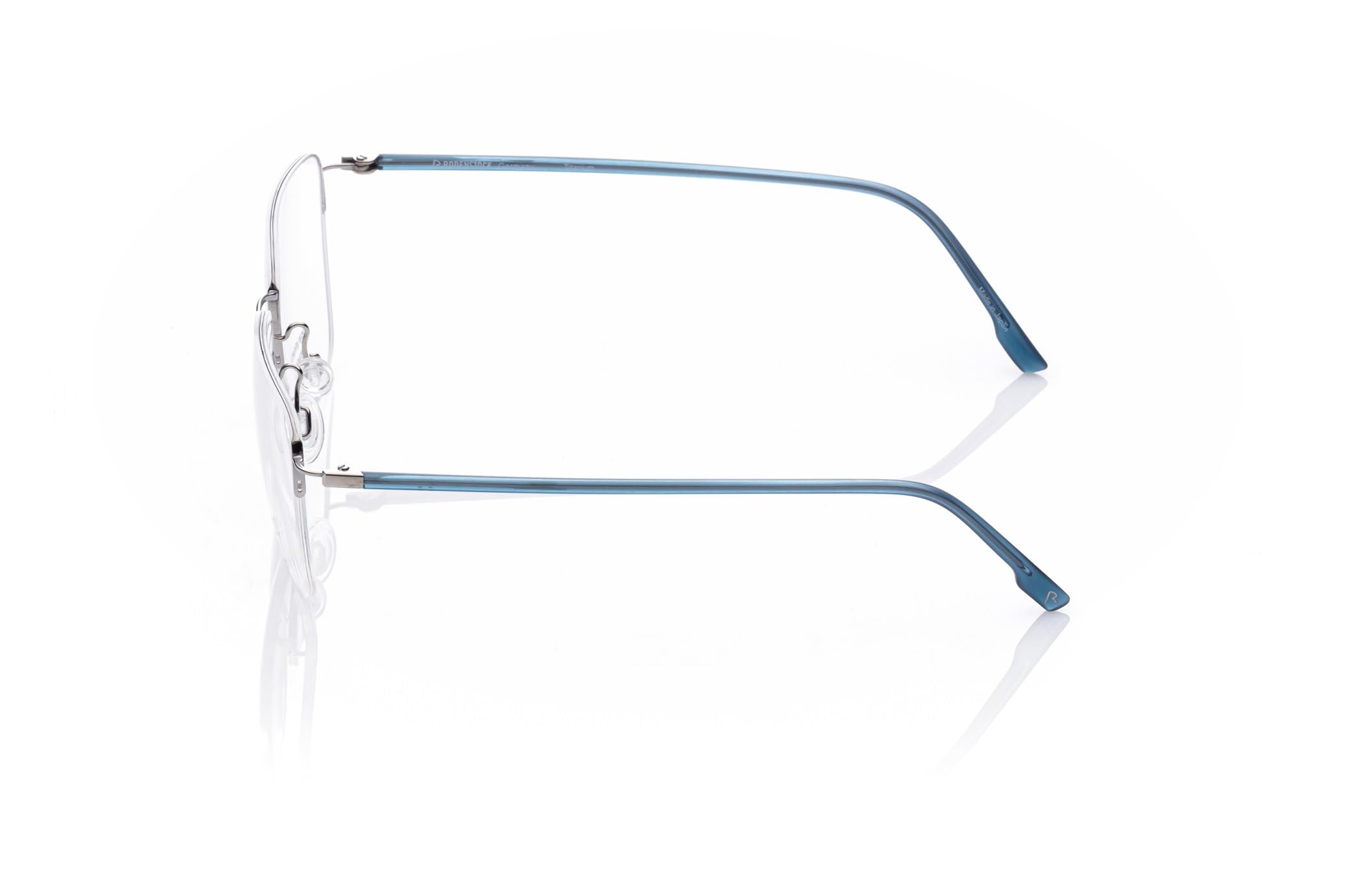 Rodenstock R7144 oprawki okularów na receptę srebrne niebieskie 54