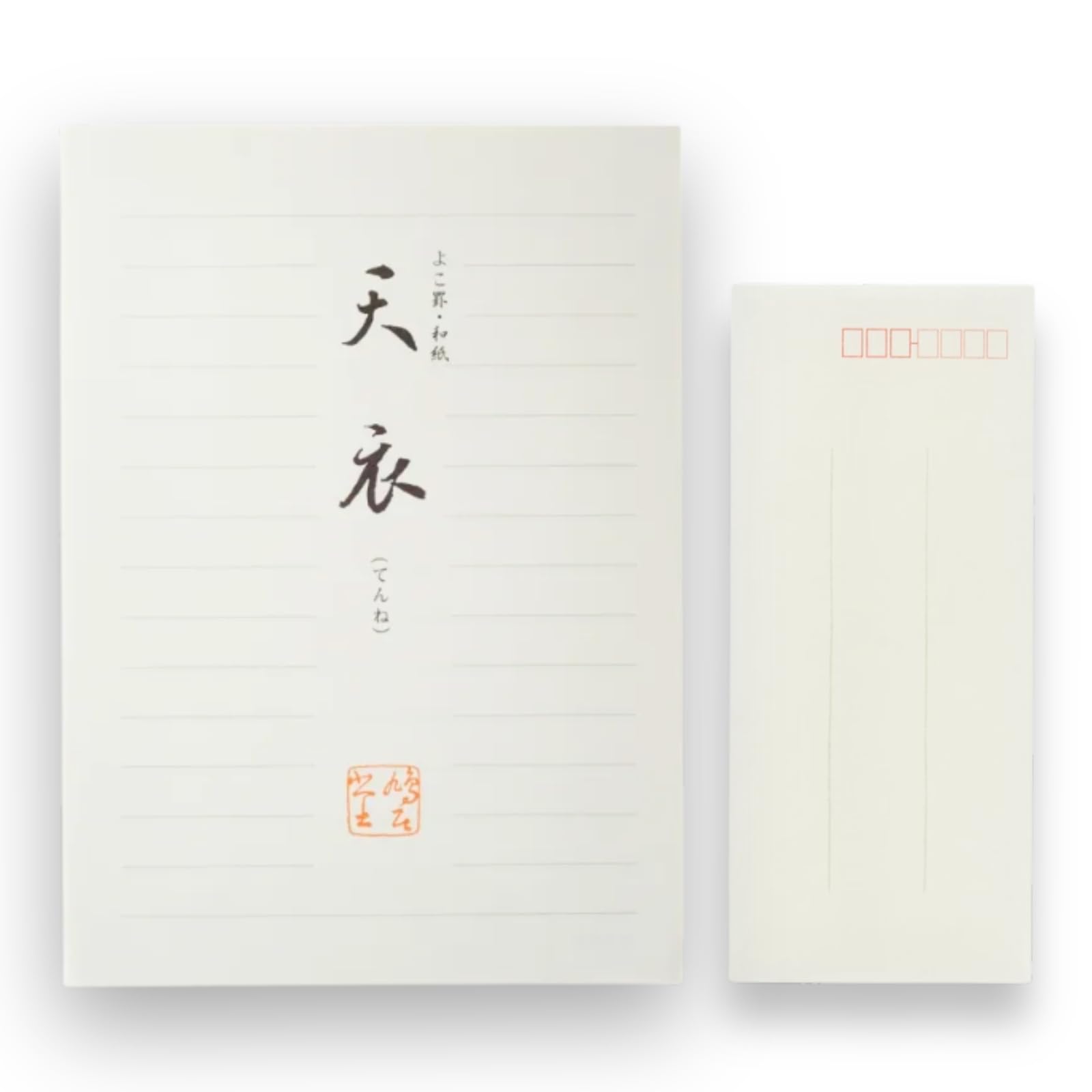 Kyoto Hatokido Washi Letter Set 25 Sheets 7 Envelopes Ruled Japan
