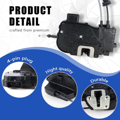 Image of Door Lock Actuator Rear Left Driver Side 81410-0W000 | Compatible with 2010-2012 Hyundai Santa Fe