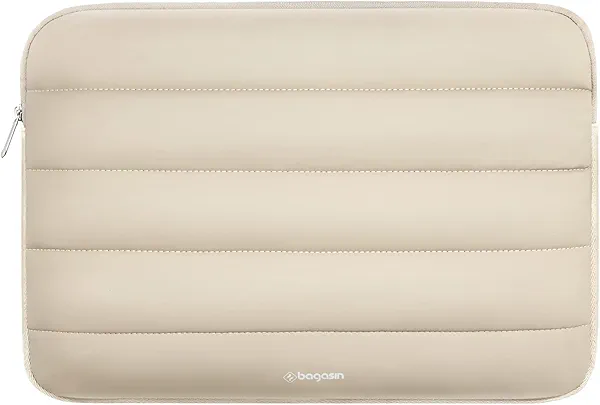 Bagasin Laptop Sleeve Bag, 13 13.3 Inch Laptop Sleeve Protective Sleeve for MacBook Air Pro M2/M1, MacBook Pro 14, iPad Pro 12.9, HP, Dell, Lenovo, Asus Notebook