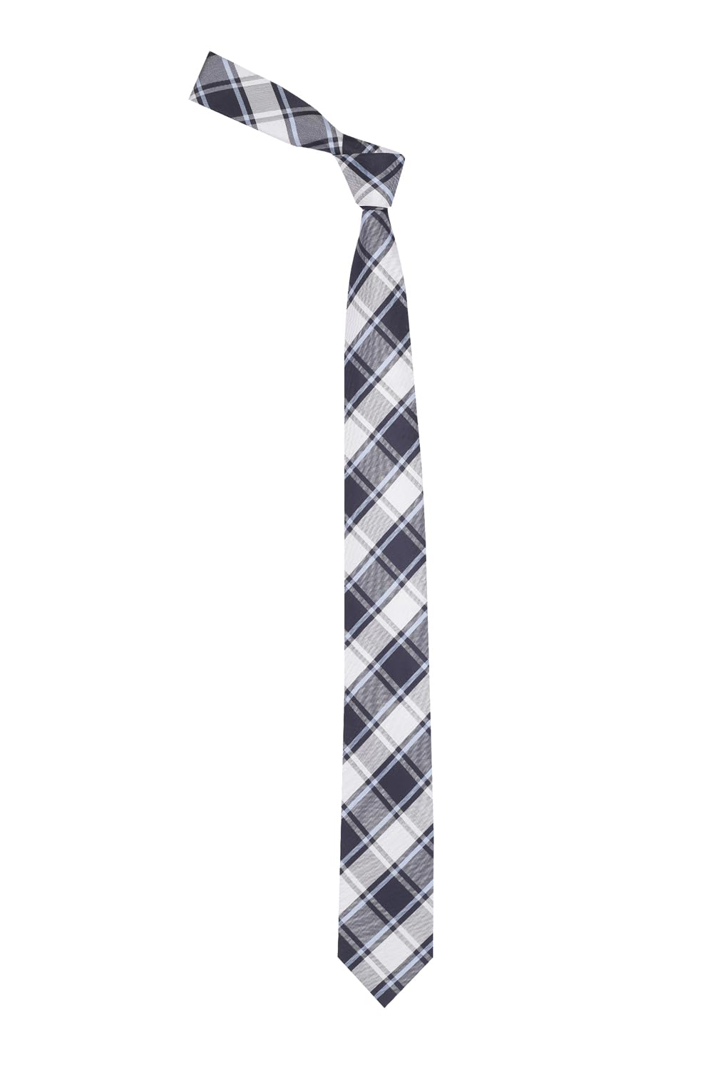 allen solly Men Grey Check Formal Ties-picture-51