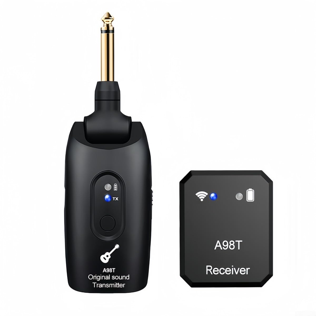 EasyByMall Sistema de monitoreo intraural inalámbrico de 2 4 GHz de frecuencia con baja latencia, ideal para músicos durante ensayos y espectáculos en vivo