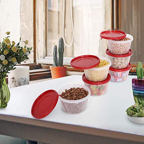 Image of Cutting EDGE Nesterware 750ml Stackable Food Container (Set of 6, Red)