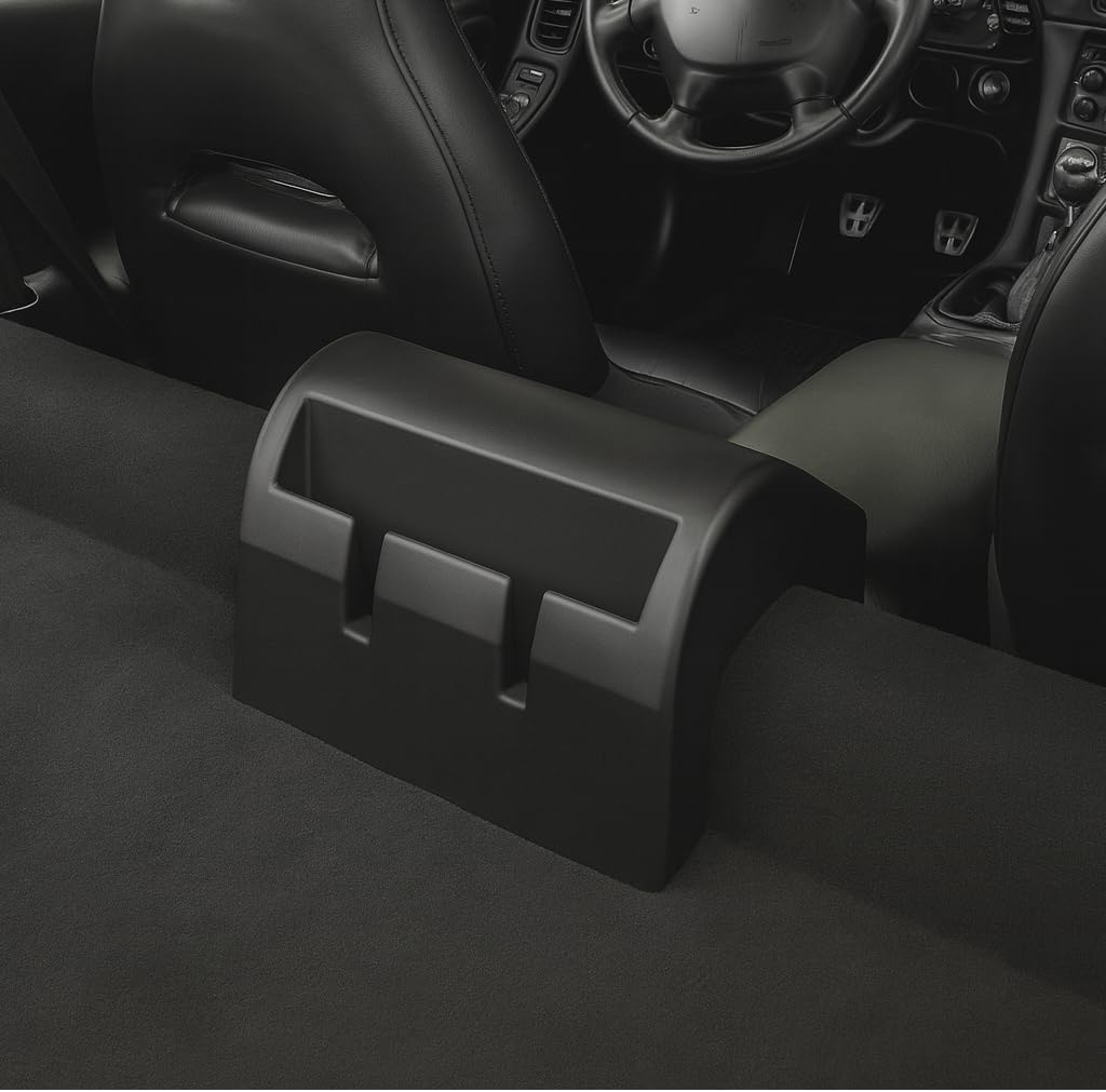 C6 Corvette Storage Console Organizer – Easy Install Cup Holder, Coin & Cell Phone Holder – Interior Accessory Upgrade for Chevrolet 2005-2013 C6 Corvettes