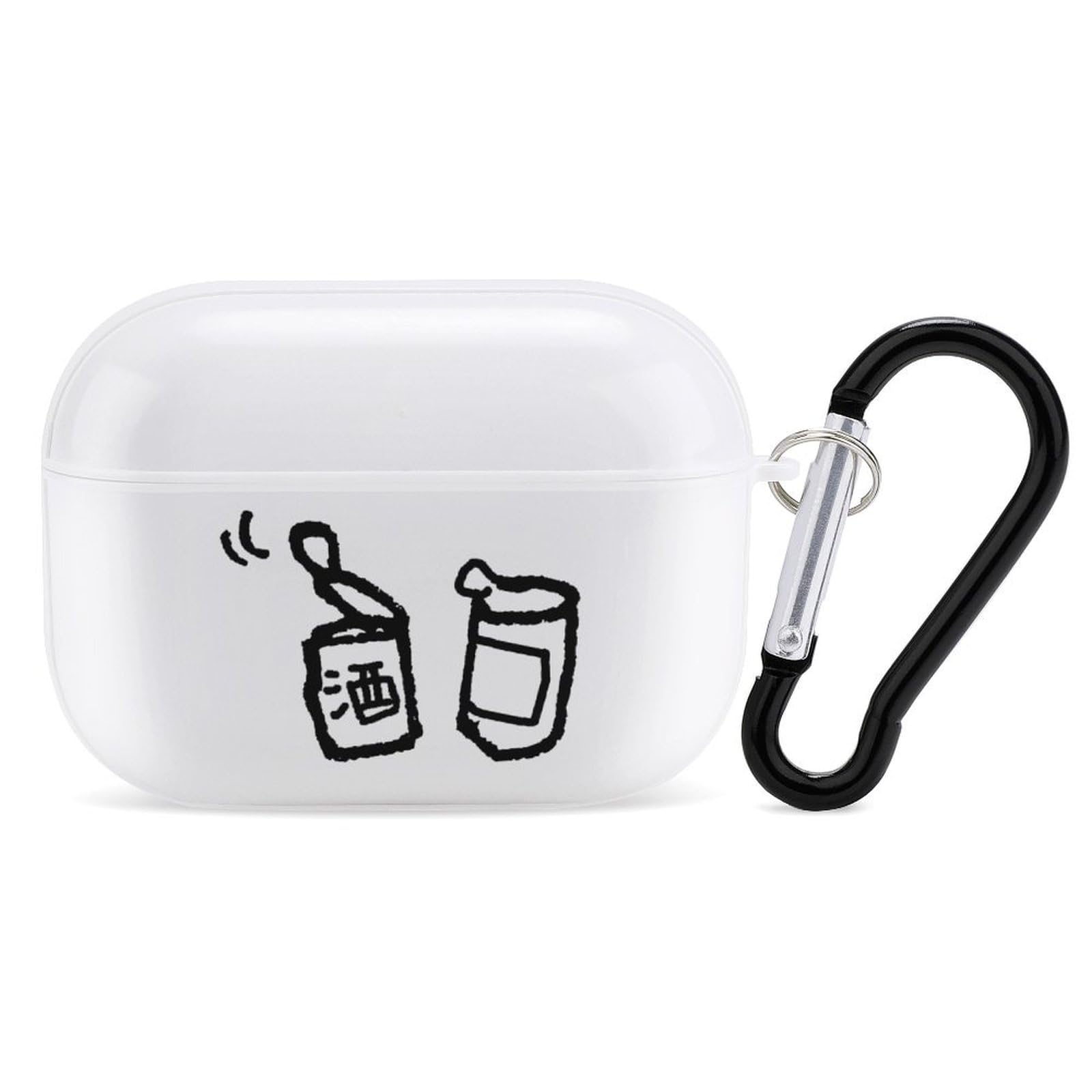 Amazon | お酒 絵 AirPods Pro2 ケース 2022年9月発売 シロ