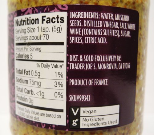 Trader Joe's Whole Grain Dijon Mustard