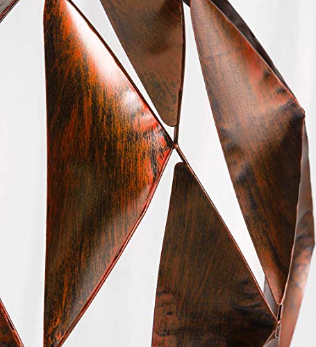 Plow & Hearth 54472Cop Harlequin Ball Wind Sculpture, Copper #TOP4