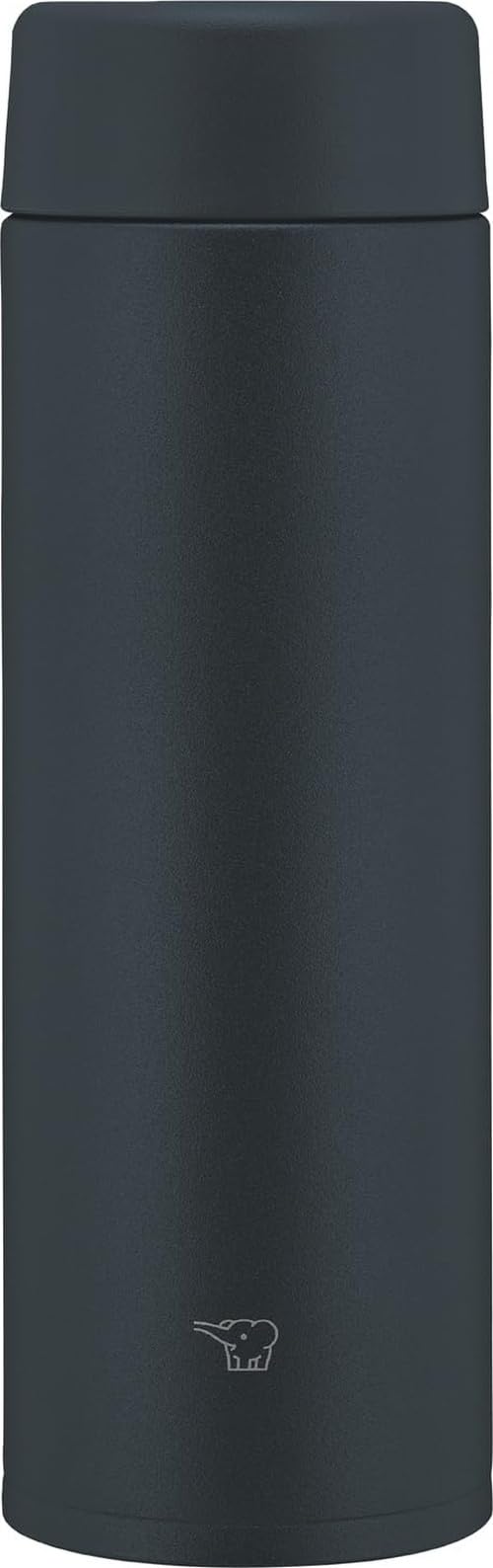 Su-AA48-BA Mahobin Stainless Steel Mug Water Bottle, 16.9 fl oz (480 ml), Screw Type, Dishwasher Safe, Seamless Stopper, Only 2 Cleaning Points, Black