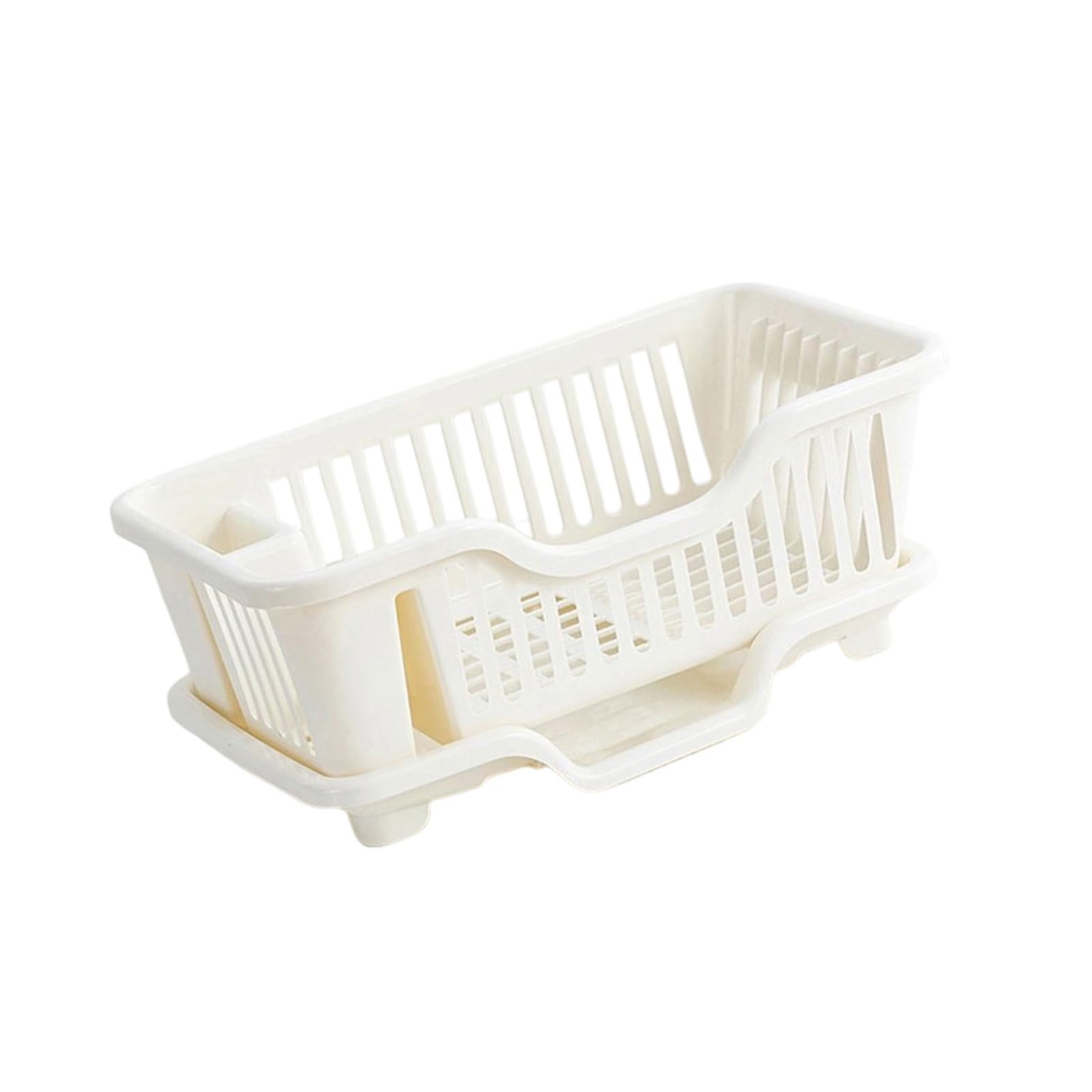 Hsioluted Space Saving Kitchen Organiser with Drip Pan Multipurpose Foldable Bowls Drying for Caravans & Small Apartments Thickened Bowls Drainer