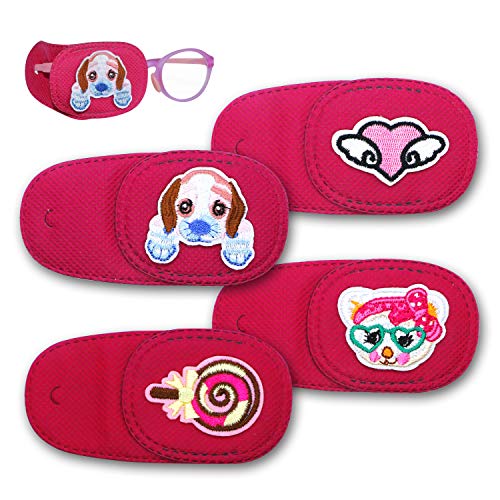 Astropic 4Pcs Eye Patches for Kids Girls Boys Eye Patch for Glasses Medical