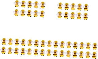 100pcs DIY Bee Craft Kit Wool Felt Bee Mould Adorable Shape Craft for Women