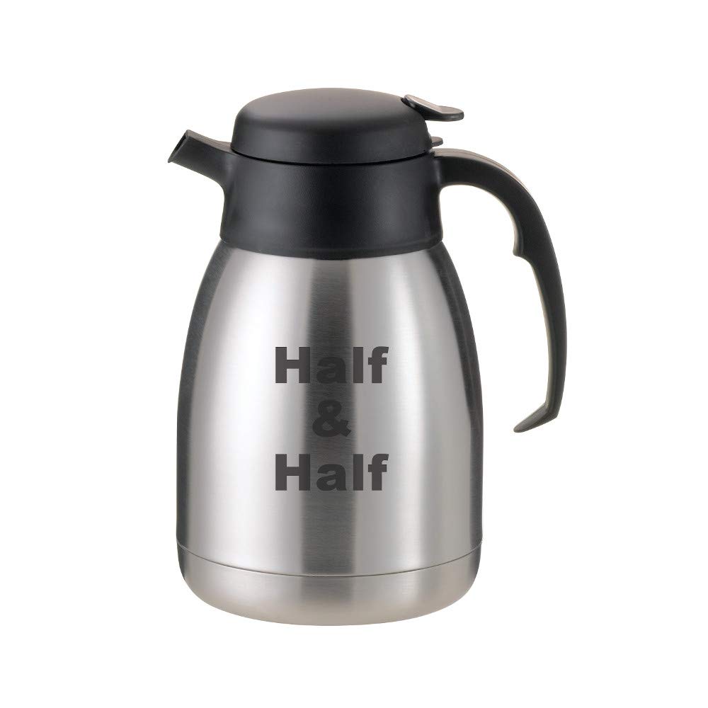 SteelVac Carafe by Service Ideas – 1.5 liters, Stainless Steel, Model FVPC15HALFET