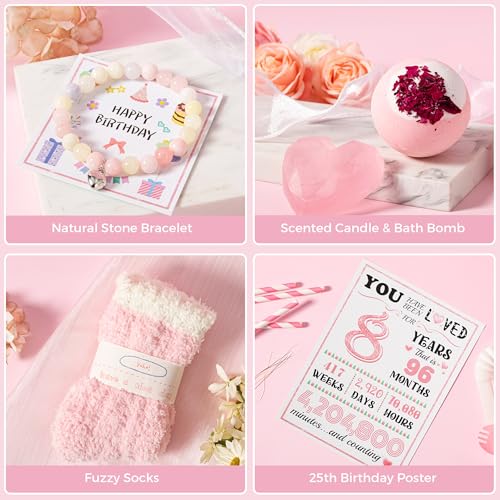 8th Birthday Gifts for Girls,Happy 8th Pamper Gift Basket Ideas for Daughter, Cute Unique Sweet 8 Year Old Birthday Hampers Presents for Her,Best Friend Niece,Granddaughter, Sister, Friend, Teens - Image 6