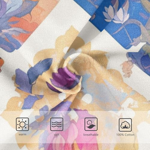 KLL Mandala Lattice Toddler Boys' Cotton Briefs Underwear Cute Undies3