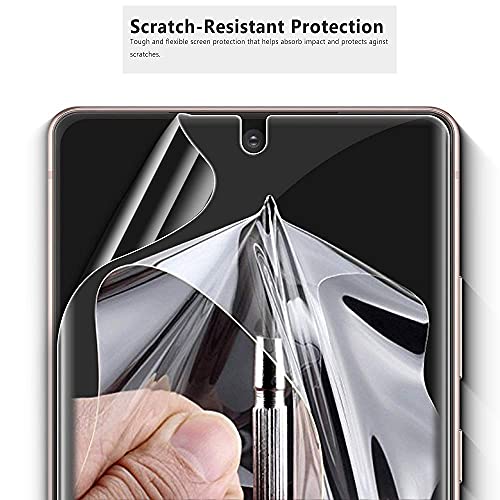 Image of STP FEEL (2 Pack Unbreakable Membrane Screen Protector Guard For Samsung Galaxy S21 FE (6.4 Inch) | Membrane Ultra Smooth Touch with Finger Print Support - HD /3 Months Warranty