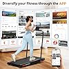 Sperax 4 in 1 Foldable Walking Vibration Pad with 6% Incline,7.5 MPH Treadmills for Home with Remote Control, 3.0HP Walking Pad Treadmill with APP(Auto Incline)