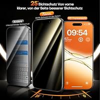 TOCOL für iPhone 17 für Panzerglas Sichtschutz, Einfache Montage – Ansicht 3