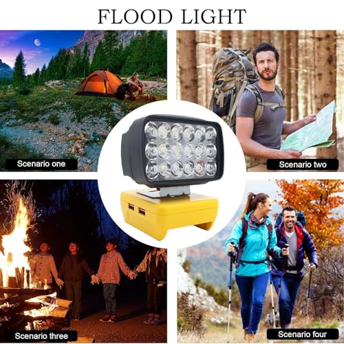 Luz LED industrial con chasis ABS Metal Build de alta resistencia Sturdy 5