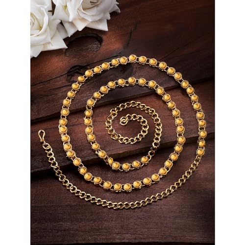 Image of Peora Traditional Crystal Necklace & Jewellery Set Gift for Women