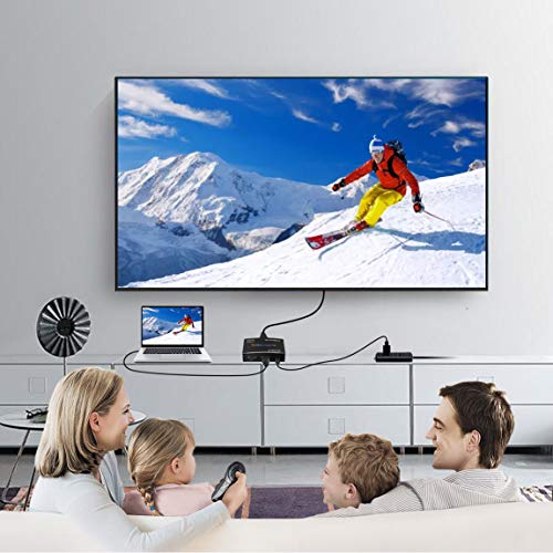 avedio Links 4K@60Hz HDMI Splitter 1 in 4 Out with 4 feet Hdmi Cable, 1x4 HDMI Splitter Duplicate/Mirror Screen, 4 Way Splitters Support Full HD 1080P 3D, Compatible with HDTV, PS5, Projector - image 7