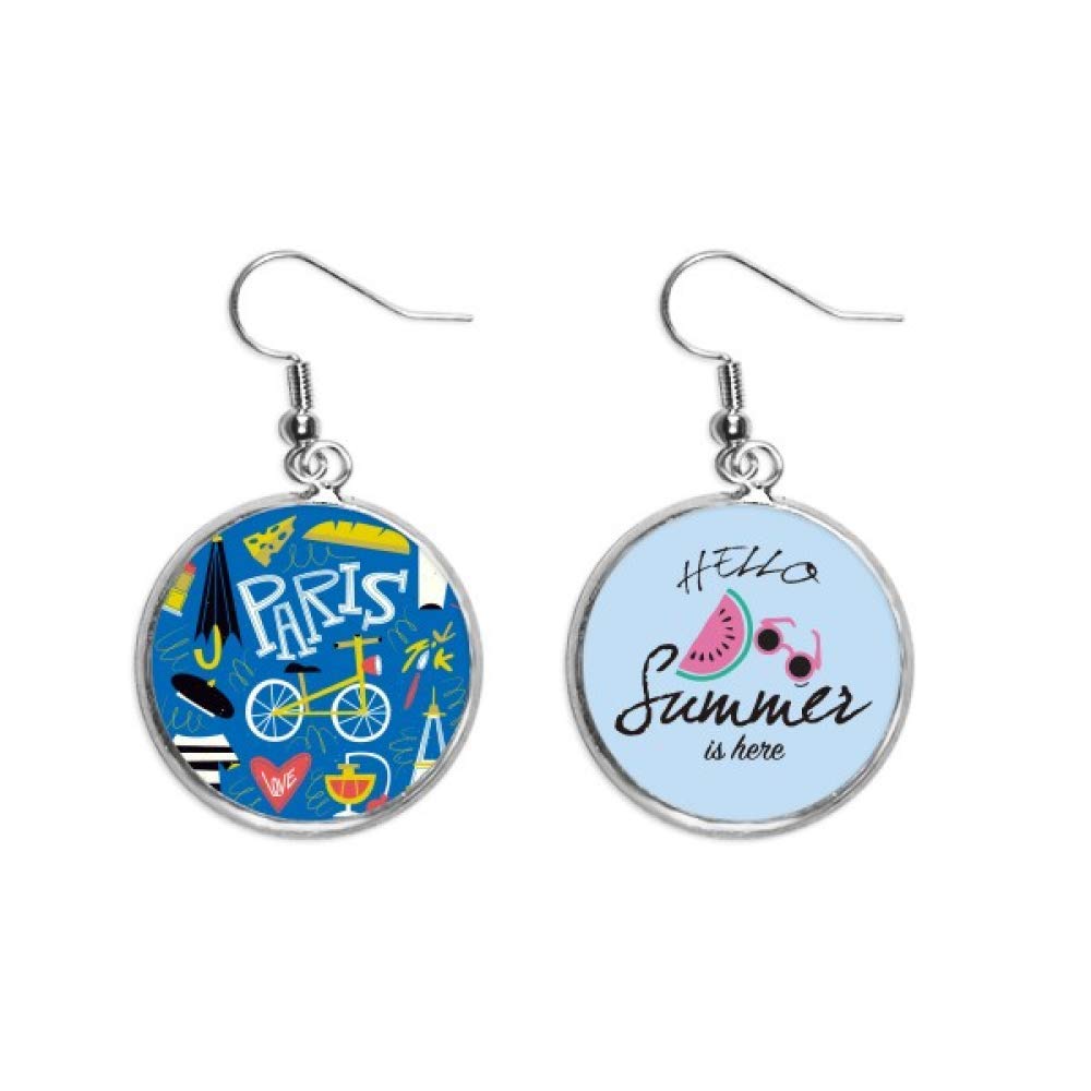 Pendientes de sandía verano idóneos para combinar con vestidos playeros y moda de tarde 5