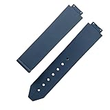 ROUHO 21 x 16mm Bracelet de Montre en Caoutchouc Silicone Étanche, Bande de Remplacement ...