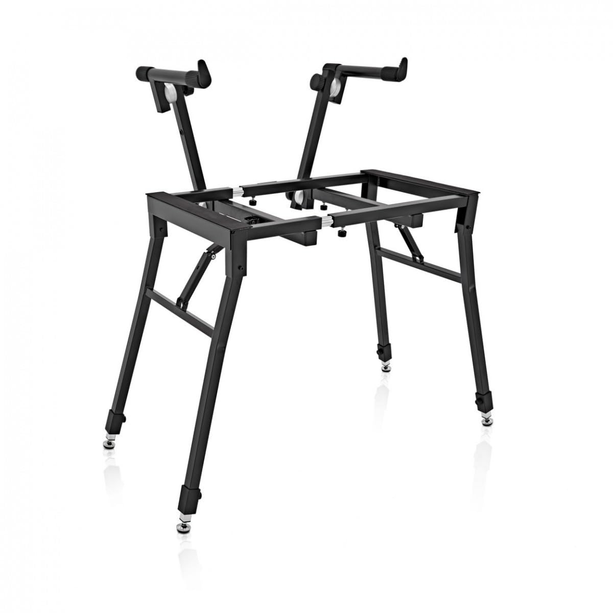 Gear4music Black Two Tier Stand For Pianos & Keyboards Up To 88 Keys