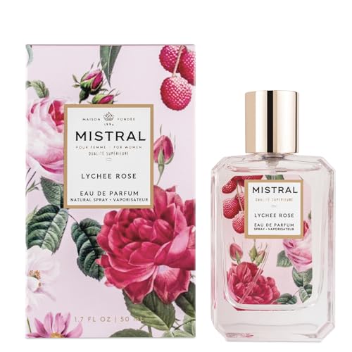 Mistral Lychee Rose Eau de Parfum – Citrus Floral Perfume for Wom...