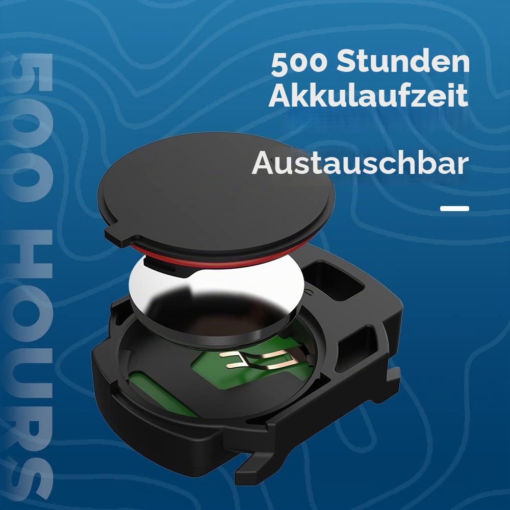 GEOID CS600 Radfahren Trittfrequenzsensor und Geschwindigkeitssensor, ANT+/Bluetooth Drahtloser Fahrraddrehzahlsensor Kompatibel mit Fahrradcomputer, iOS/Android APP