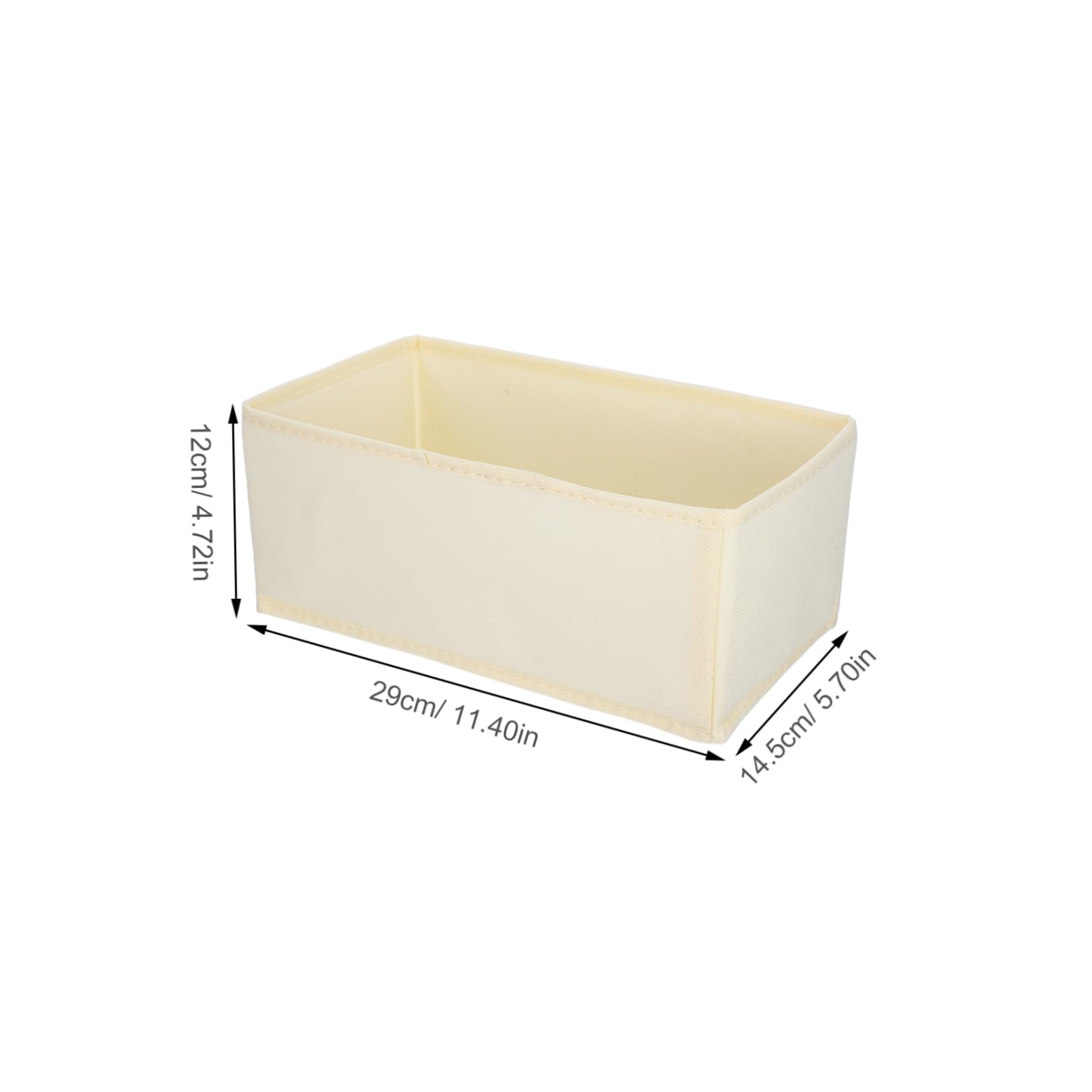 Organizador de Ropa Interior para Armario 6 Piezas Beige