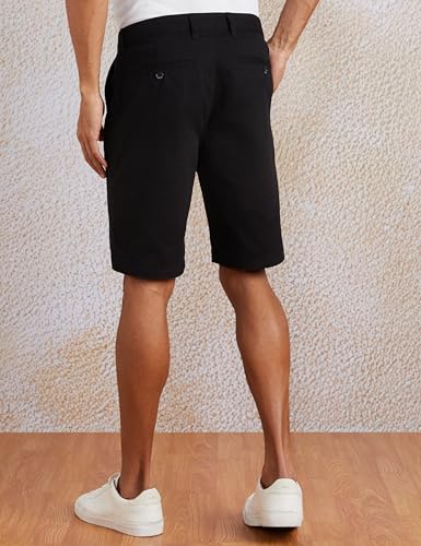 Image of Amazon Brand - Symbol Men's Cotton Rich Stretchable Regular Fit Chino Shorts |Slant Pockets