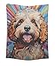 CAPITUNEISKINEPA Australian Labradoodle Dog Blanket Gift Cute Blanket Small Blanket for Travel 30