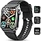 Smartwatch Uomo Donna con Effettua/Risposta Chiamate, 1.85" Orologio Fitness Smart Watch con Contapassi/Cardiofrequenzimetro/Cronometro, 113 Sportivo, Impermeabil IP68 Fitness Tracker per Android iOS