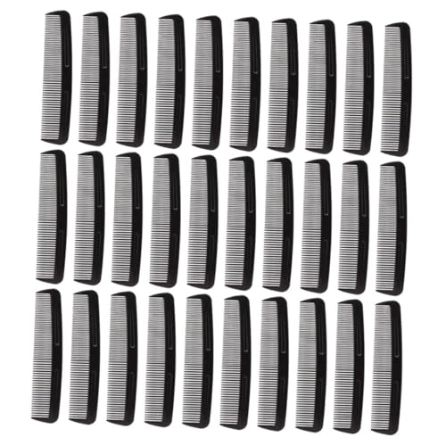 200 Peignes de poche noirs à double denture fins et larges pour hommes et femmes