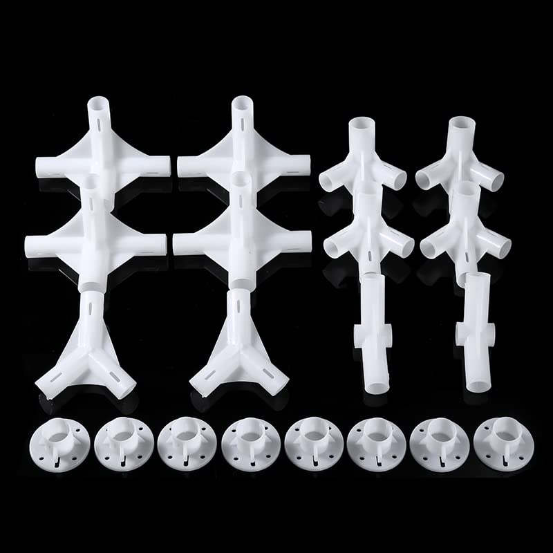 Heyous Zelt Verbinder 155 Grad - Eck & Mittelverbinder Für Pavillon Gestänge