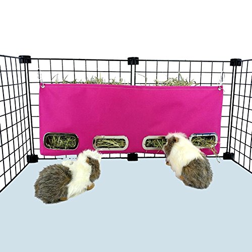 Guinea Pig Hay Bag Feeder (Large, Pink)