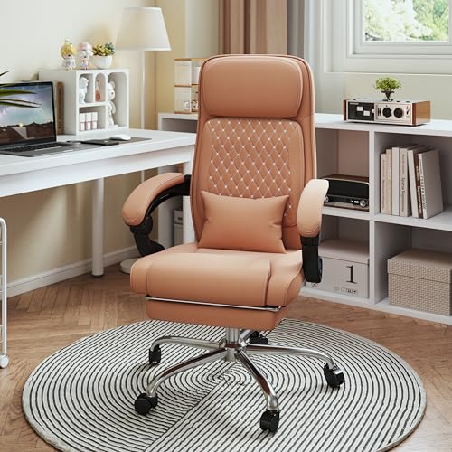 NSMAZXO B&uuml;rostuhl,gro&szlig;er Computerstuhl mit hoher R&uuml;ckenlehne aus ...