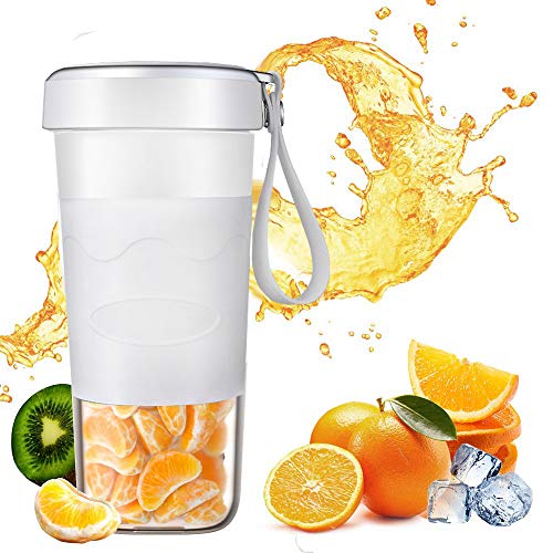 Personal Portable Cordless Juicer, Small 10oz Juice Cup Smoothie Maker With USB Rechargeble