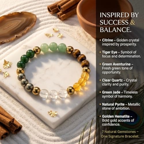 Image of Triple Protection Bracelet Original | 8mm Natural Tiger Eye, Black Obsidian & Hematite | Certified Healing Crystal Bracelet for Men & Women | Choose Your Size: Small, Medium, Large