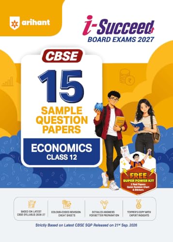 Arihant i-Succeed CBSE Sample Papers 2027 Class 12 Economics - Image 2