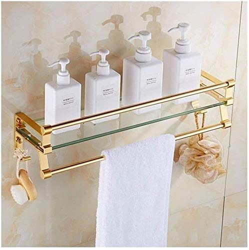 Barra Portasciugamani Regolabile A Ventosa 30-53 Cm - Per Bagno E Doccia In Vetro