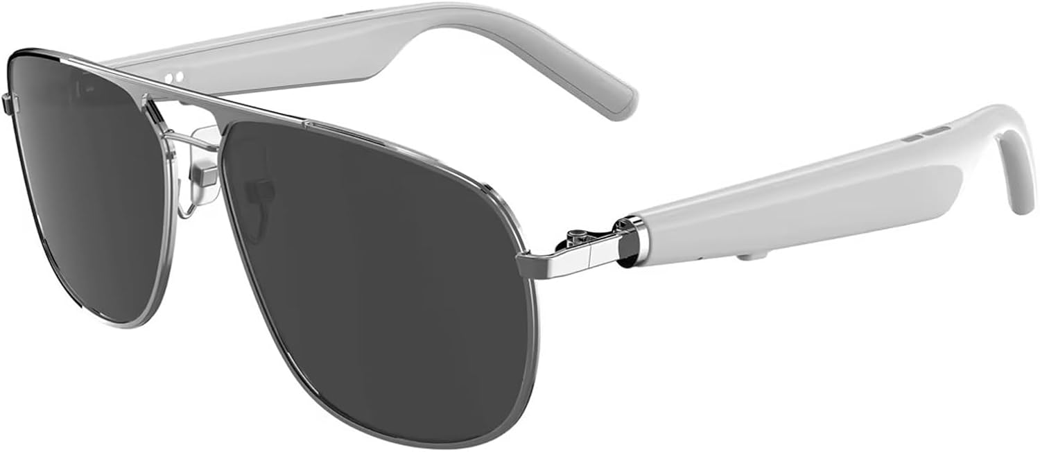 Smart Bluetooth Sunglasses for Men Women with Speakers Wireless Bluetooth Audio Sunglasses Glasses with Wireless