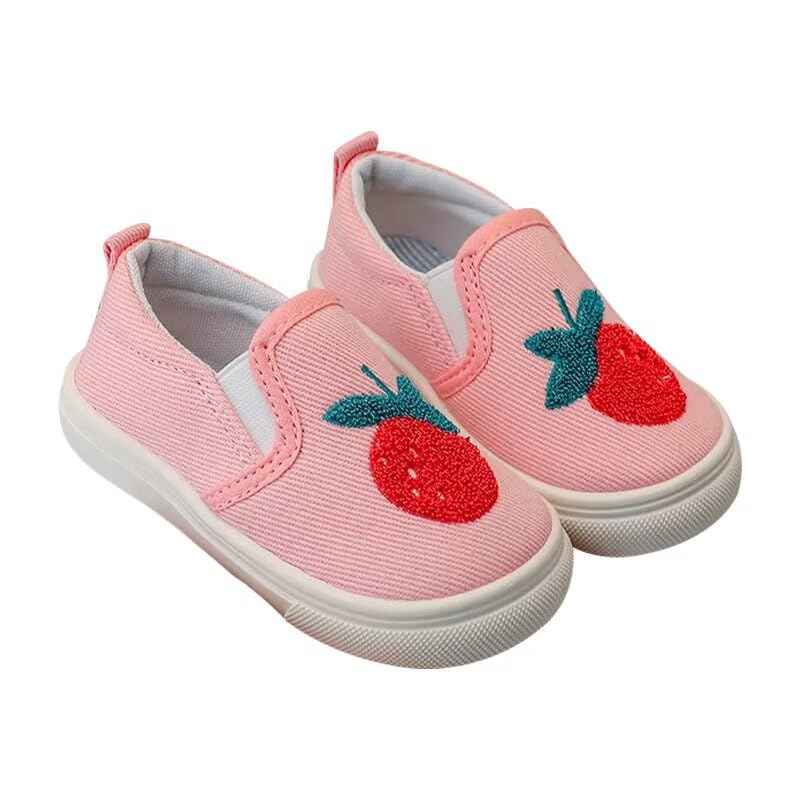 Kid Boy Girl Breathable Cartoon Canvas Shoes for Outdoor School Sport Running Walking