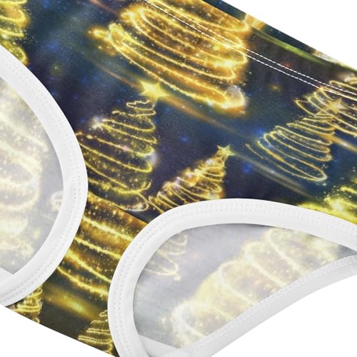 Joisal Elegant Christmas Trees Sparkling Toddlers Underwear Floral 2t Cotton Cute Panties Girl Florals Kids Briefs Undies4